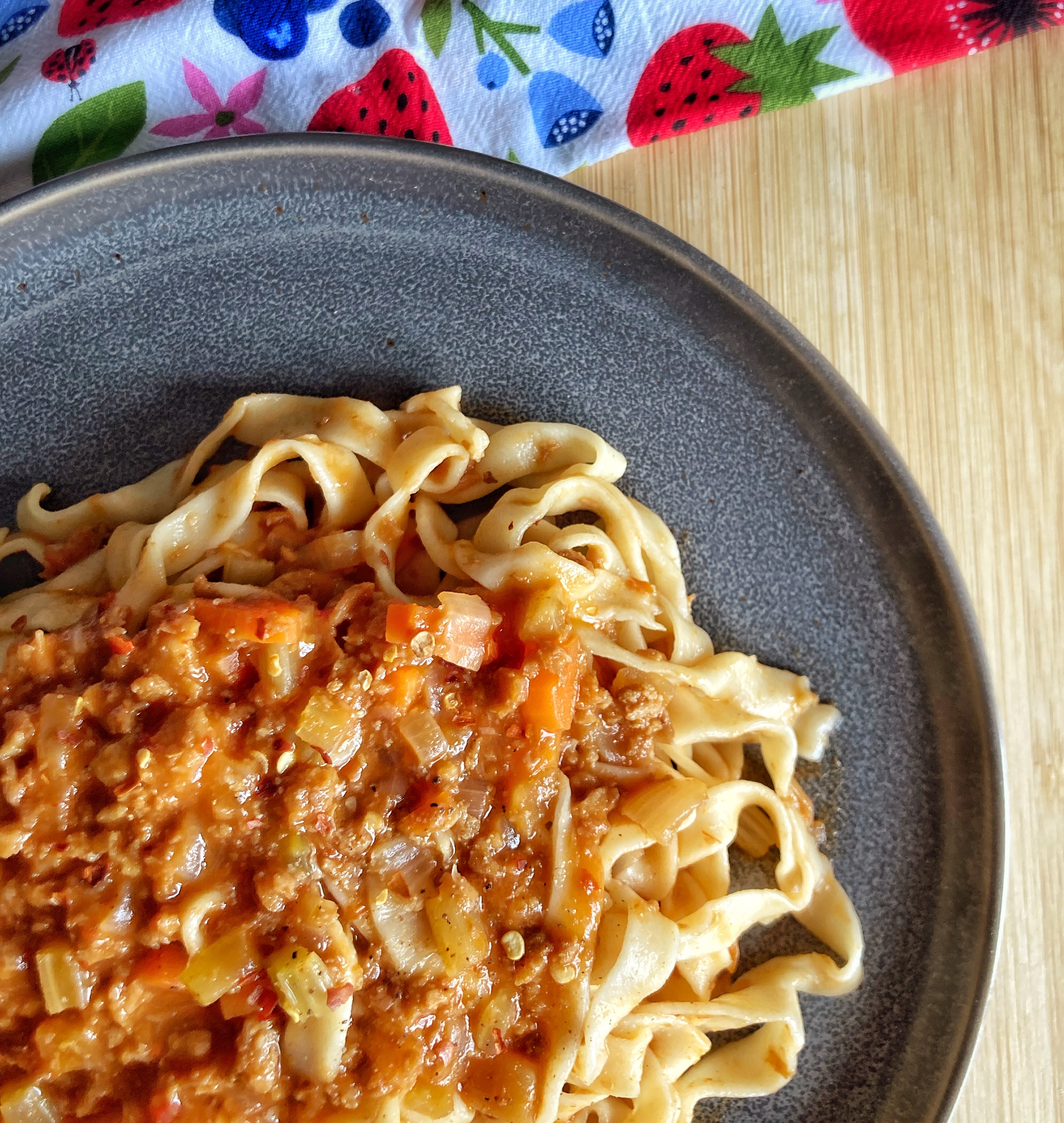 Classic Beef Crumble Ragù Bolognese